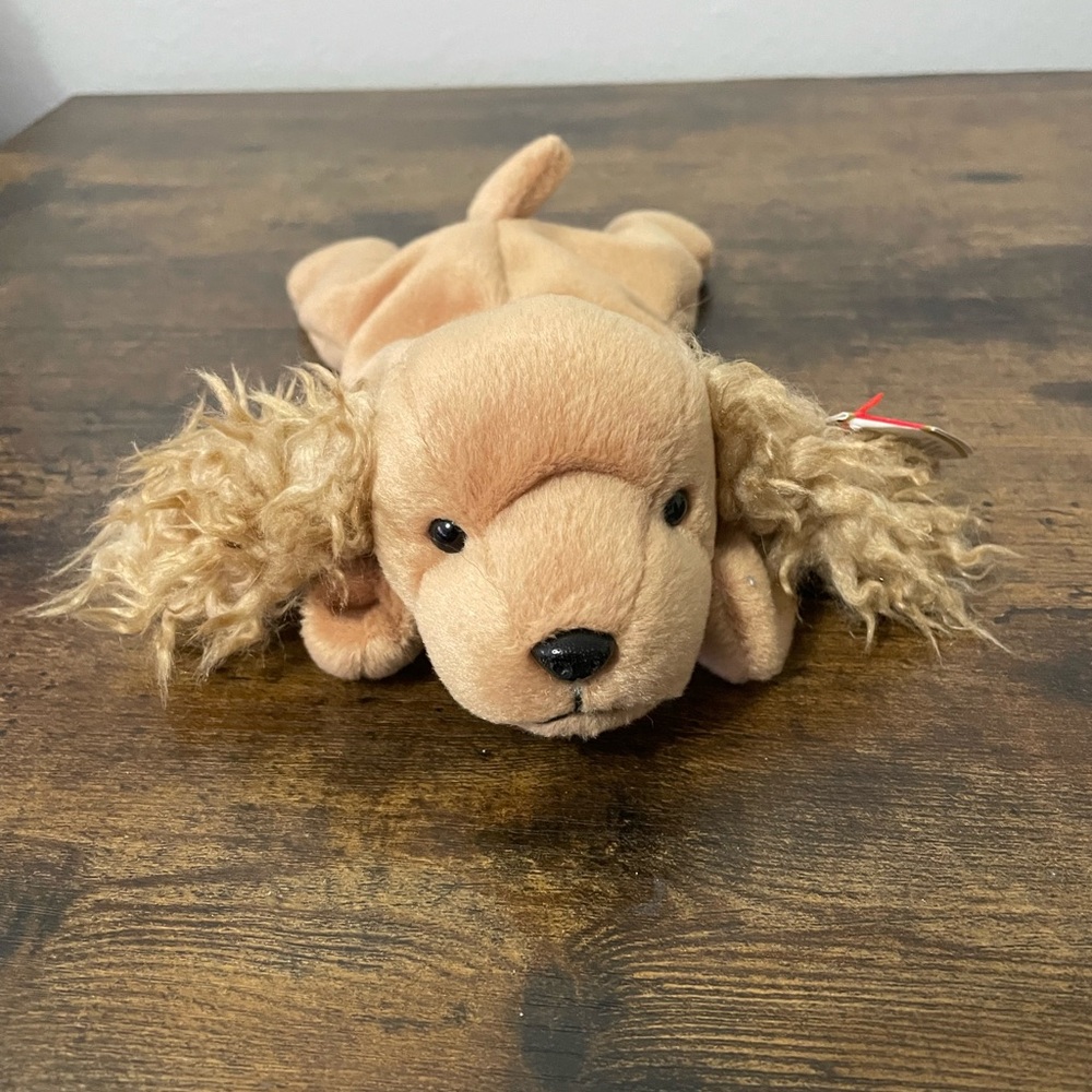 Ty Beanie Baby * Spunky‎ the dog * Date of birth: Jan 14, 1997 *